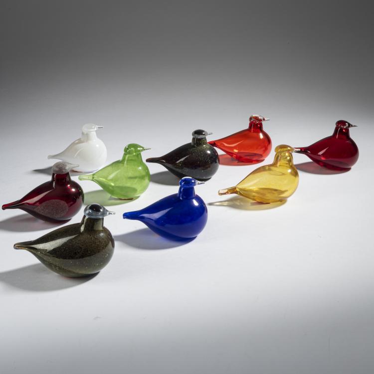 Hauptbild zu Objekt, Nine Terns, 1996-2005, Oiva Toikka, Nuutaj&auml;rvi, Notsj&ouml;; Iittala, Kalvola., 161D 926