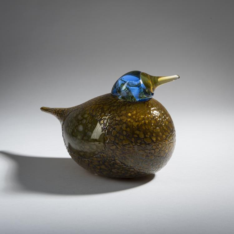 Bild 1 zu Objekt, Mornellregenpfeifer 'Ker&auml;kurmitsa', 1996, Oiva Toikka, Nuutaj&auml;rvi, Notsj&ouml;; Iittala, Kalvola., 161D 915