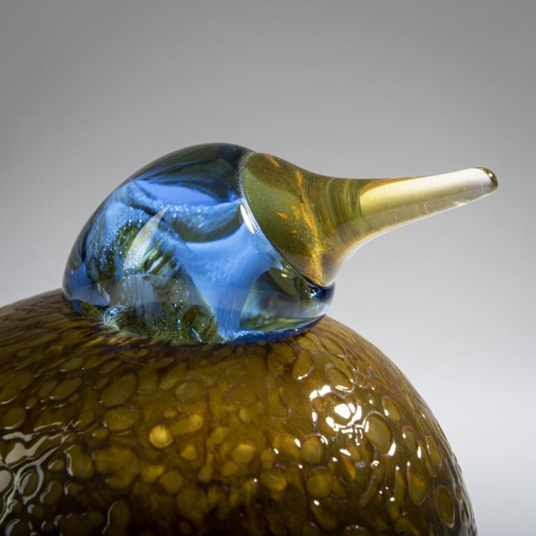 Bild 2 zu Objekt, Mornellregenpfeifer 'Ker&auml;kurmitsa', 1996, Oiva Toikka, Nuutaj&auml;rvi, Notsj&ouml;; Iittala, Kalvola., 161D 915