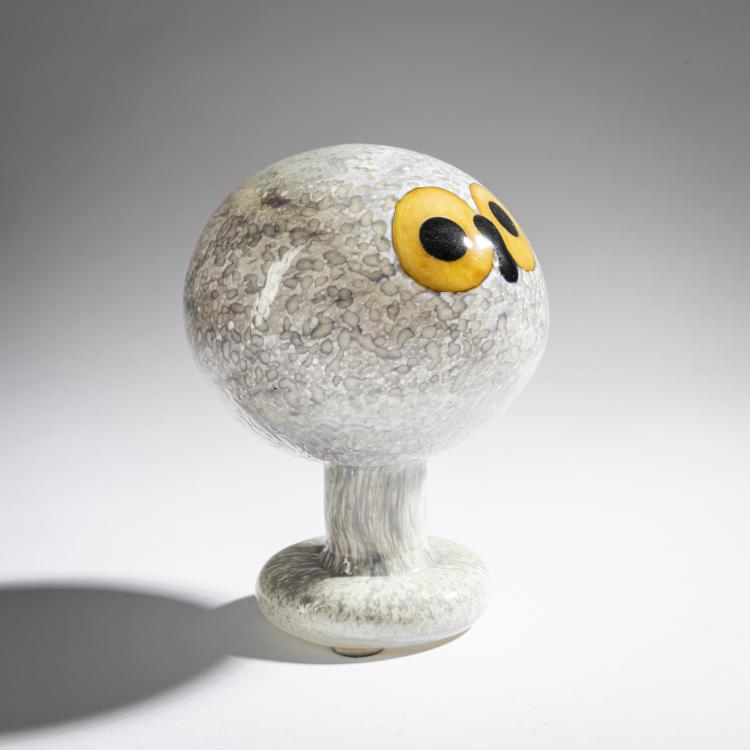 Bild 3 zu Objekt, Owl 'Helmip&ouml;ll&ouml;', 1996, Oiva Toikka, Nuutaj&auml;rvi, Notsj&ouml;; Iittala, Kalvola, 161D 917