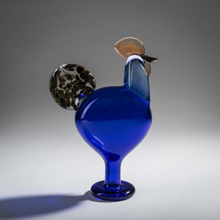 Hauptbild zu Objekt, Annual bird Rooster 'Juhlakukko', 1997, Oiva Toikka, Nuutaj&auml;rvi, Notsj&ouml;; Iittala, Kalvola, 161D 929