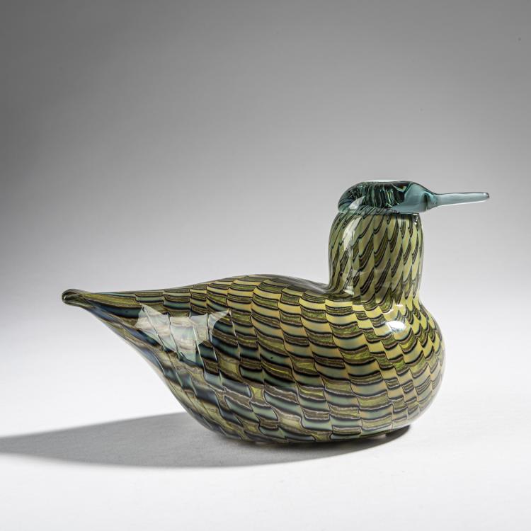 Hauptbild zu Objekt, Weibliche Krickente 'Tavitar', 1998, Oiva Toikka, Nuutaj&auml;rvi, Notsj&ouml;; Iittala, Kalvola, 161D 936