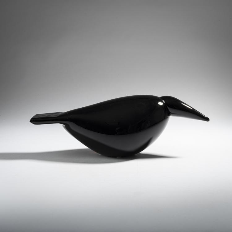 Hauptbild zu Objekt, Kohlrabe 'Korppi', 1999-2002, Oiva Toikka, Nuutaj&auml;rvi, Notsj&ouml;; Iittala, Kalvola, 161D 947