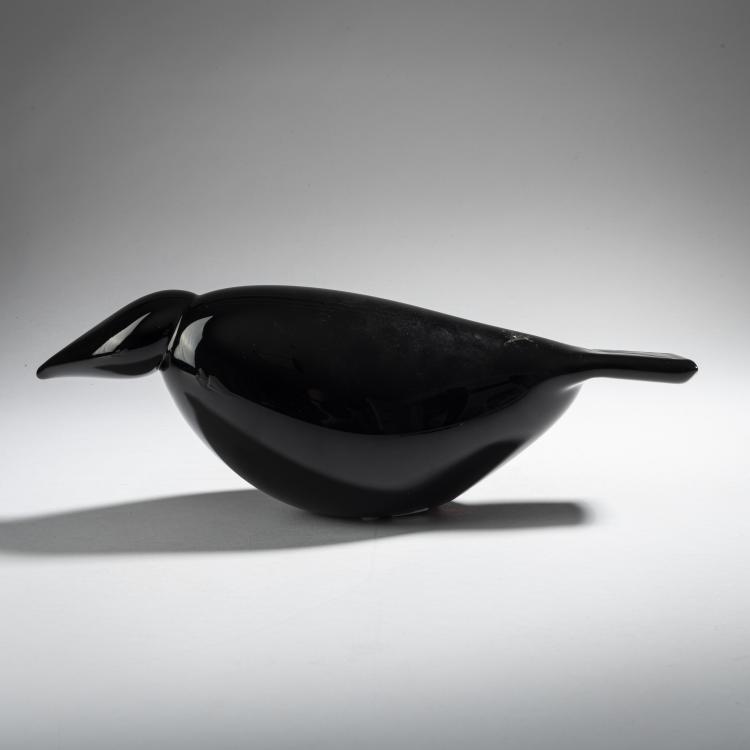 Bild 2 zu Objekt, Kohlrabe 'Korppi', 1999-2002, Oiva Toikka, Nuutaj&auml;rvi, Notsj&ouml;; Iittala, Kalvola, 161D 947