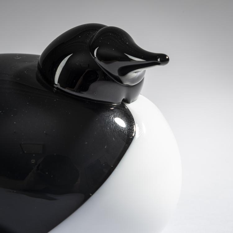 Bild 2 zu Objekt, Wasseramsel 'Koskikara', 1998, Oiva Toikka, Nuutaj&auml;rvi, Notsj&ouml;; Iittala, Kalvola, 161D 939