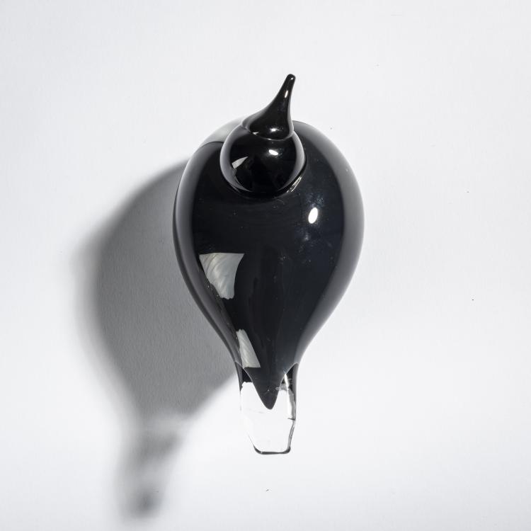 Bild 3 zu Objekt, Wasseramsel 'Koskikara', 1998, Oiva Toikka, Nuutaj&auml;rvi, Notsj&ouml;; Iittala, Kalvola, 161D 939