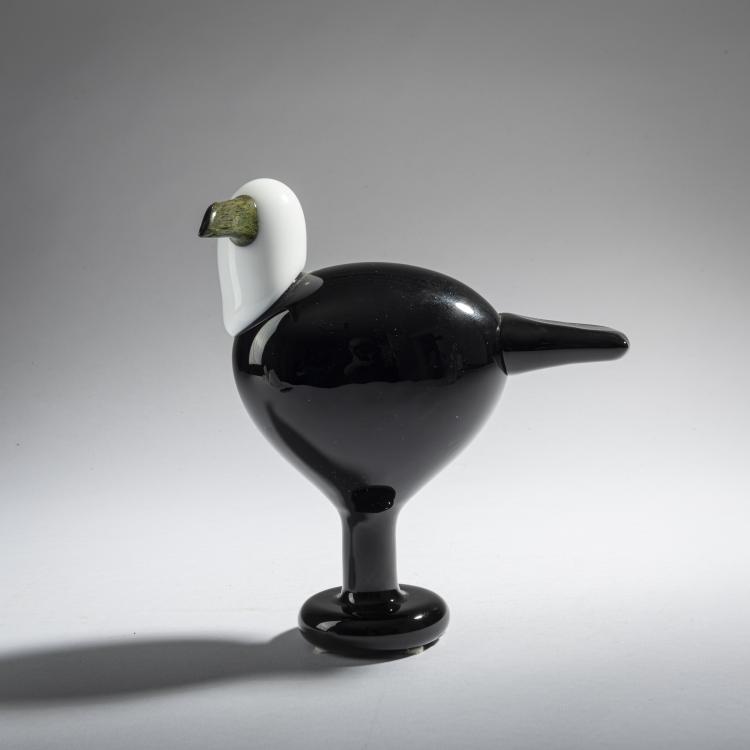Hauptbild zu Objekt, Kleiner Adler 'Kotkanpoika', 2000, Oiva Toikka, Nuutaj&auml;rvi, Notsj&ouml;; Iittala, Kalvola, 161D 951