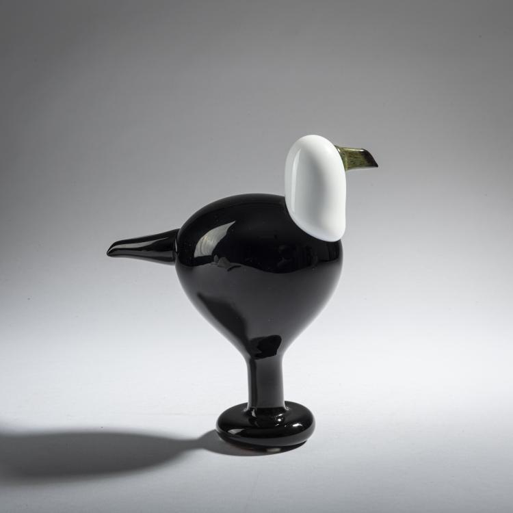 Bild 1 zu Objekt, Kleiner Adler 'Kotkanpoika', 2000, Oiva Toikka, Nuutaj&auml;rvi, Notsj&ouml;; Iittala, Kalvola, 161D 951