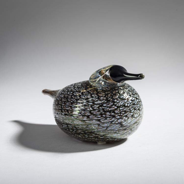 Bild 1 zu Objekt, T&uuml;pfelsumpfhuhn 'Luhtahuitti', 2000, Oiva Toikka, Nuutaj&auml;rvi, Notsj&ouml;; Iittala, Kalvola, 161D 952