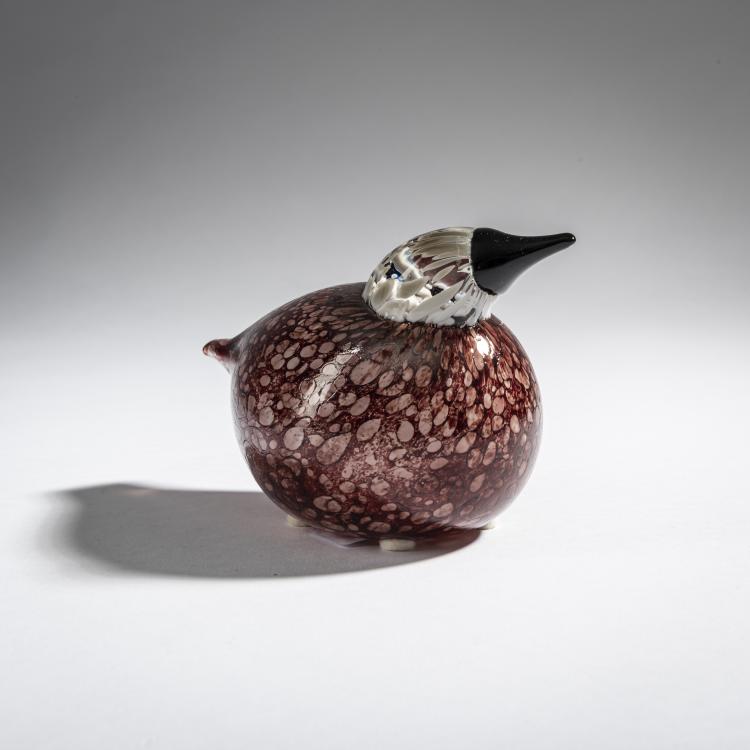 Bild 1 zu Objekt, Red finch 'Punavarpunen', 2000, Oiva Toikka, Nuutaj&auml;rvi, Notsj&ouml;; Iittala, Kalvola, 161D 953