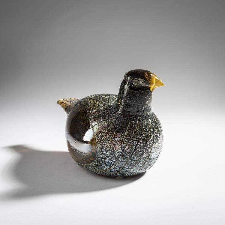 Bild 1 zu Objekt, Wood grouse 'Koppelo', 2000, Oiva Toikka, Nuutaj&auml;rvi, Notsj&ouml;; Iittala, Kalvola, 161D 954
