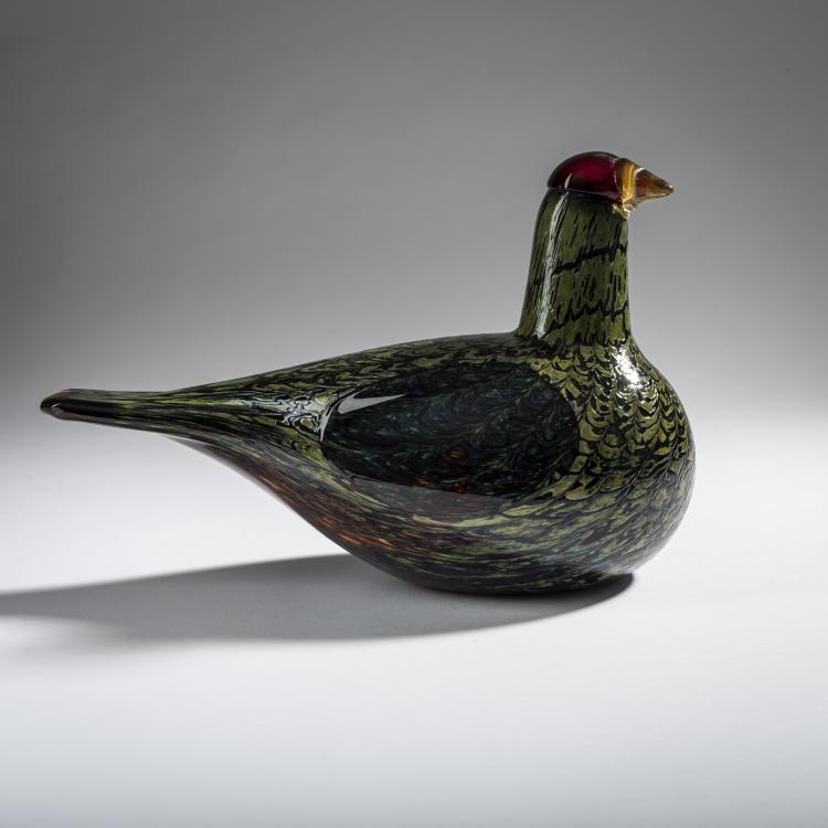 Hauptbild zu Objekt, Auerhuhn 'Metso', 2000, Oiva Toikka, Nuutaj&auml;rvi, Notsj&ouml;; Iittala, Kalvola, 161D 955