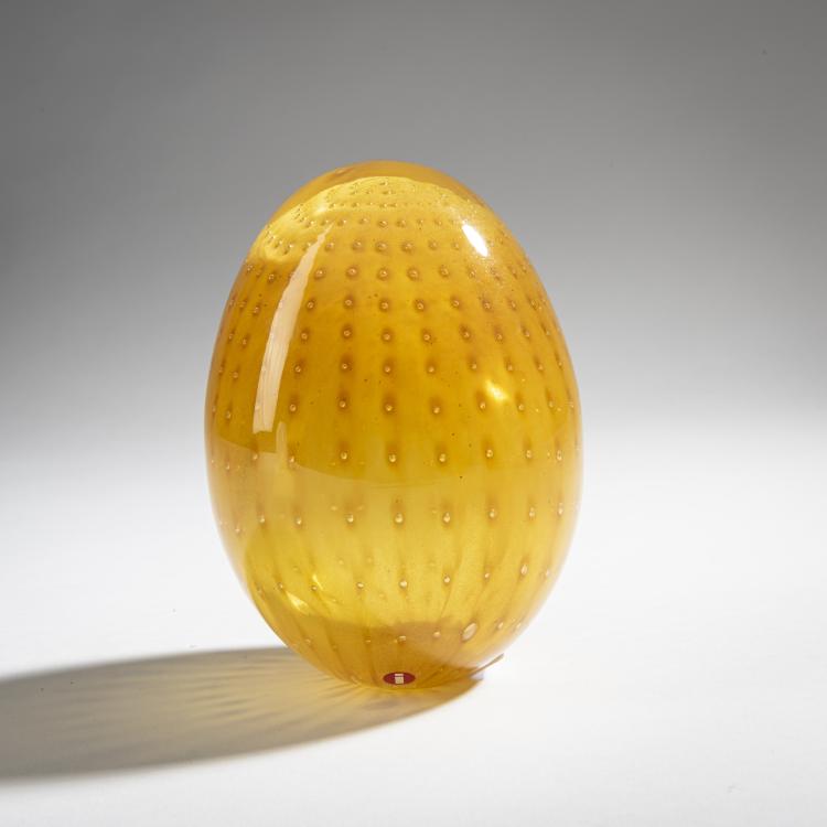 Bild 1 zu Objekt, Golden egg 'Kultamuna', 2002, Oiva Toikka, Nuutaj&auml;rvi, Notsj&ouml;; Iittala, Kalvola, 161D 971