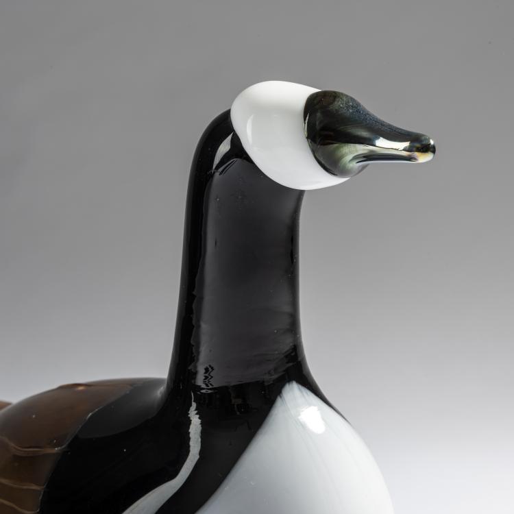 Bild 2 zu Objekt, Wei&szlig;wangengans 'Valkoposkihanhi', 2004, Oiva Toikka, Nuutaj&auml;rvi, Notsj&ouml;; Iittala, Kalvola, 161D 988