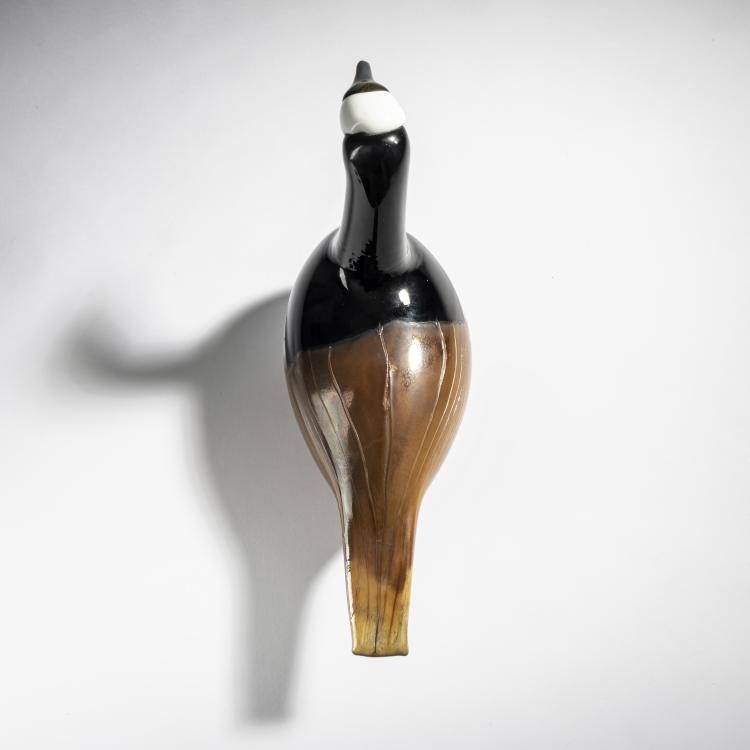 Bild 3 zu Objekt, Wei&szlig;wangengans 'Valkoposkihanhi', 2004, Oiva Toikka, Nuutaj&auml;rvi, Notsj&ouml;; Iittala, Kalvola, 161D 988