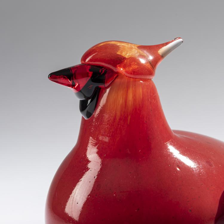 Bild 2 zu Objekt, Red cardinal 'Kardinaali', 2004, Oiva Toikka, Nuutaj&auml;rvi, Notsj&ouml;; Iittala, Kalvola, 161D 989
