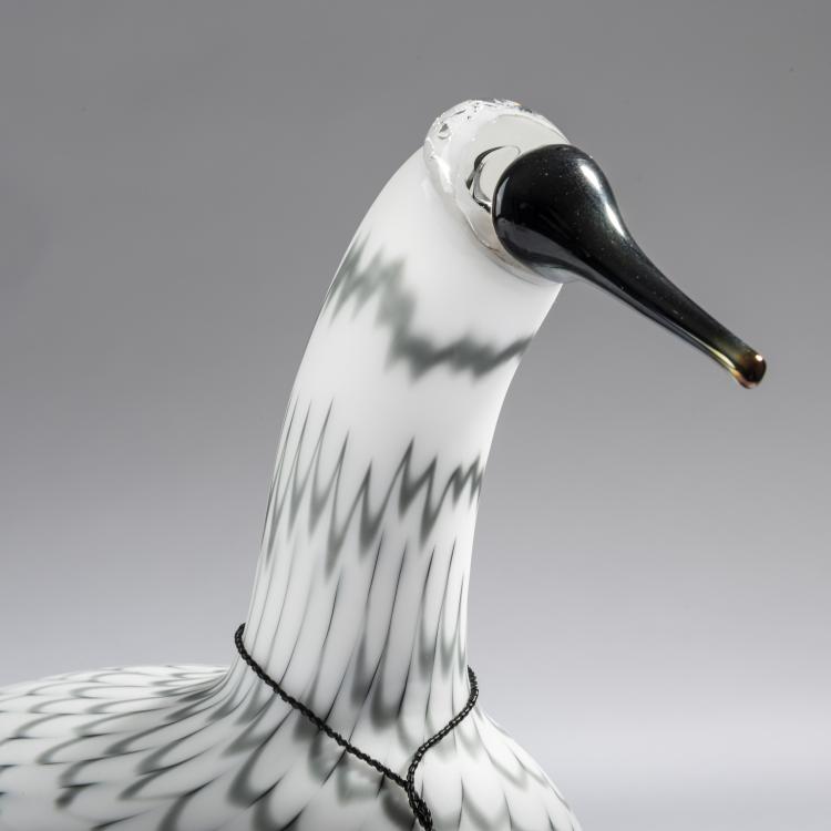 Bild 2 zu Objekt, Karelischer Singschwan 'Karjalan Laulujoutsenet', 2004, Oiva Toikka, Nuutaj&auml;rvi, Notsj&ouml;; Iittala, Kalvola, 161D 991