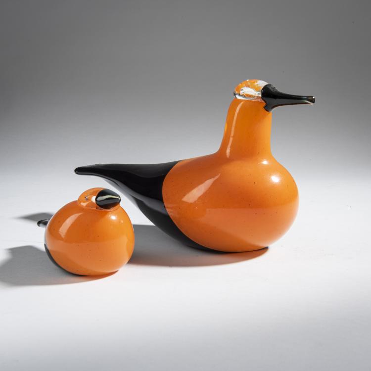 Hauptbild zu Objekt, Oriol and baby 'Oriol ja Poikkanen', 2005, Oiva Toikka, Nuutaj&auml;rvi, Notsj&ouml;; Iittala, Kalvola, 161D 1000