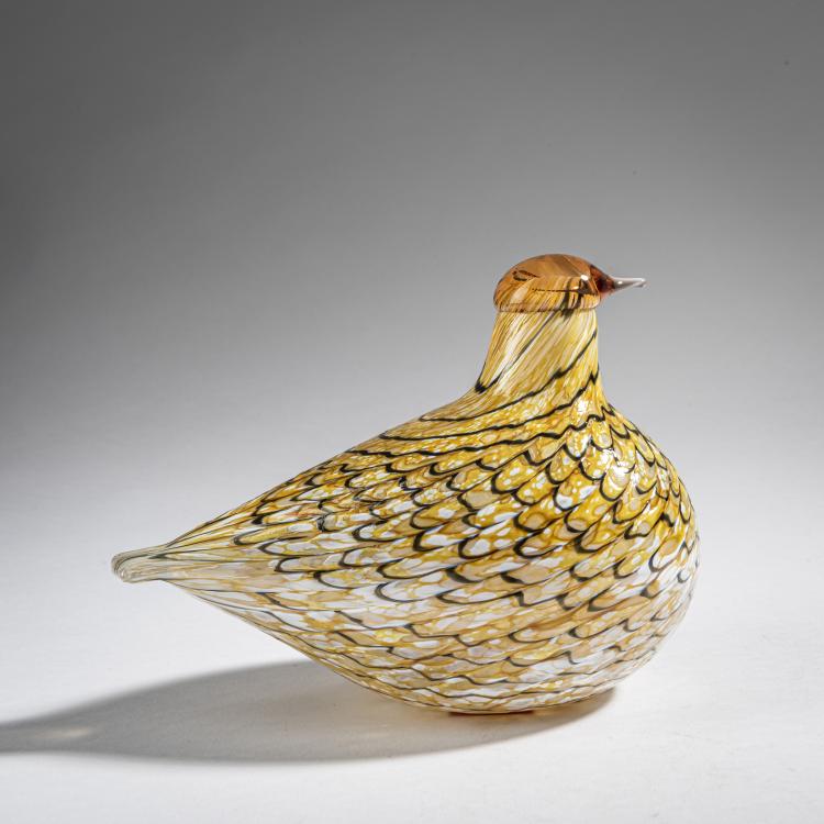 Hauptbild zu Objekt, Summer grouse 'Kes&auml;riekko', 2006, Oiva Toikka, Nuutaj&auml;rvi, Notsj&ouml;; Iittala, Kalvola, 161D 1012