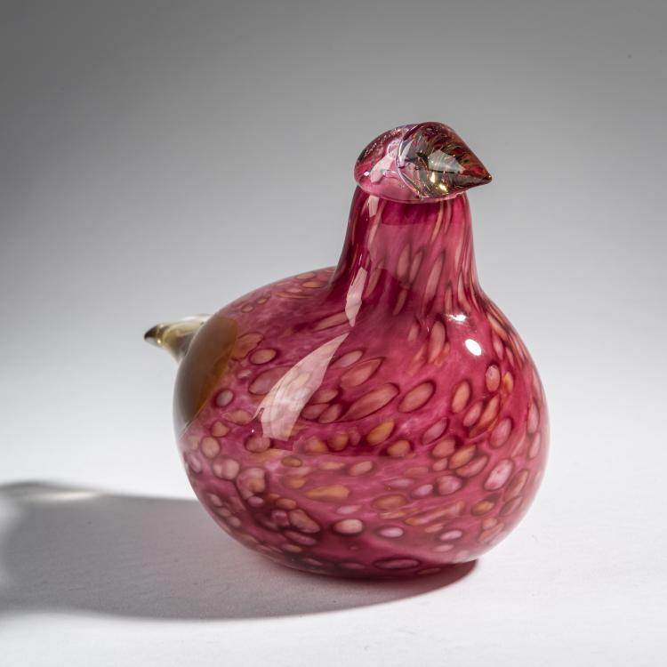 Bild 1 zu Objekt, Pine grosbeak 'Taviokuurna', 2006, Oiva Toikka, Nuutaj&auml;rvi, Notsj&ouml;; Iittala, Kalvola, 161D 1015