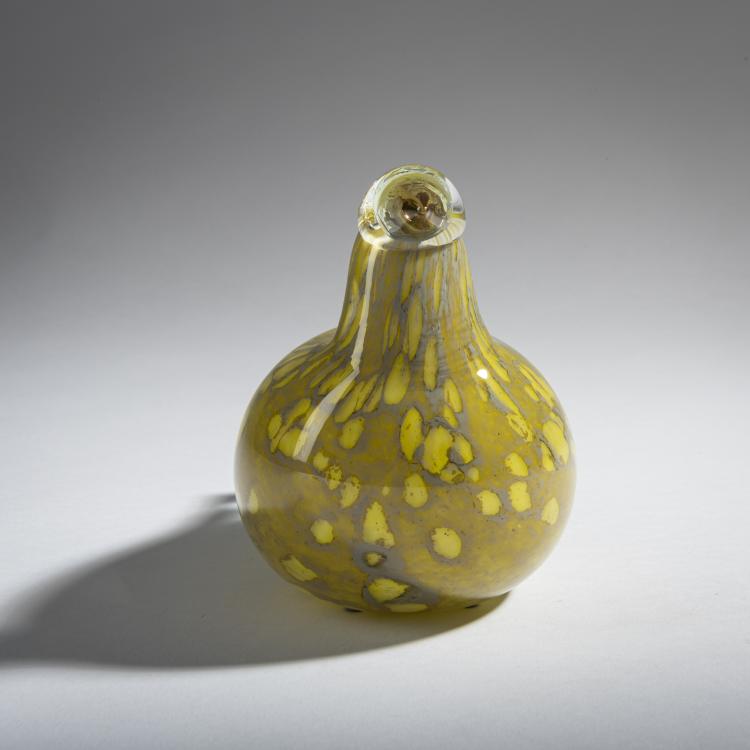 Bild 1 zu Objekt, Pine grosbeak female 'Taviokuurnatar', 2006, Oiva Toikka, Nuutalj&auml;rvi, Notsj&ouml;; Iittala, Kalvola, 161D 1016