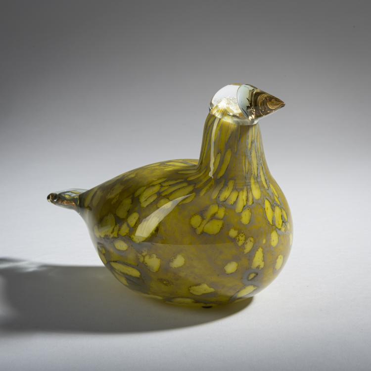 Bild 2 zu Objekt, Pine grosbeak female 'Taviokuurnatar', 2006, Oiva Toikka, Nuutalj&auml;rvi, Notsj&ouml;; Iittala, Kalvola, 161D 1016