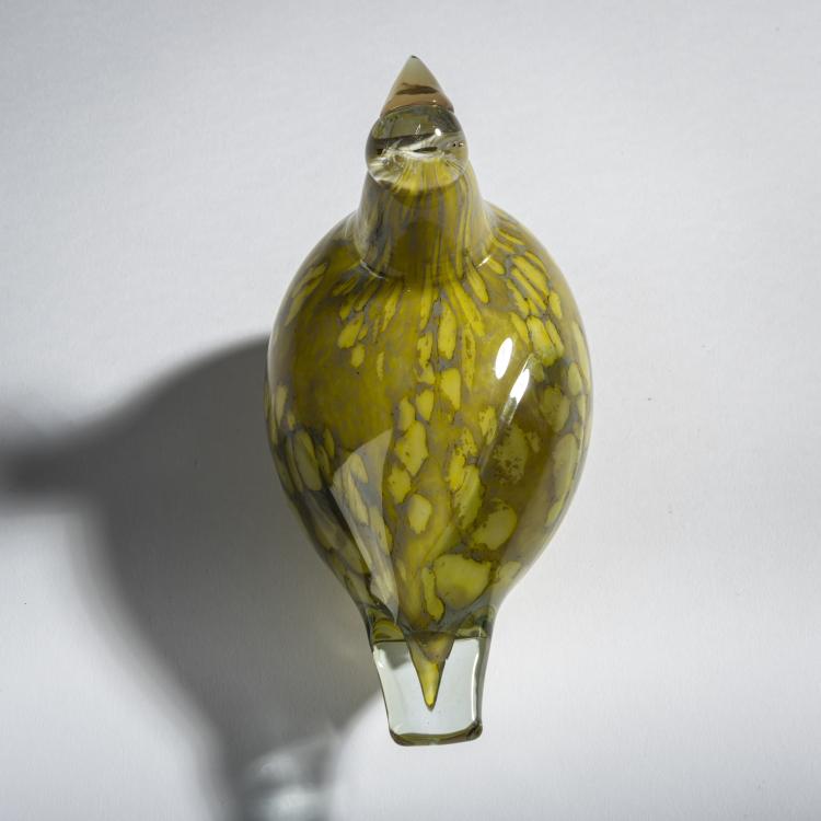 Bild 3 zu Objekt, Pine grosbeak female 'Taviokuurnatar', 2006, Oiva Toikka, Nuutalj&auml;rvi, Notsj&ouml;; Iittala, Kalvola, 161D 1016