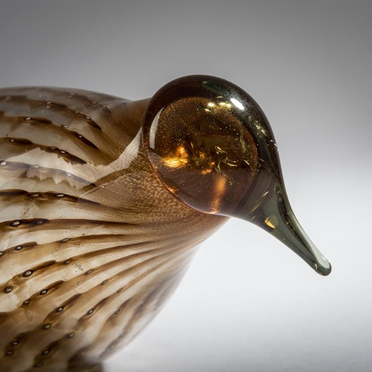 Bild 2 zu Objekt, Wendehals 'K&auml;enpiika', 2007, Oiva Toikka, Nuutaj&auml;rvi, Notsj&ouml;; Iittala, Kalvola, 161D 1022