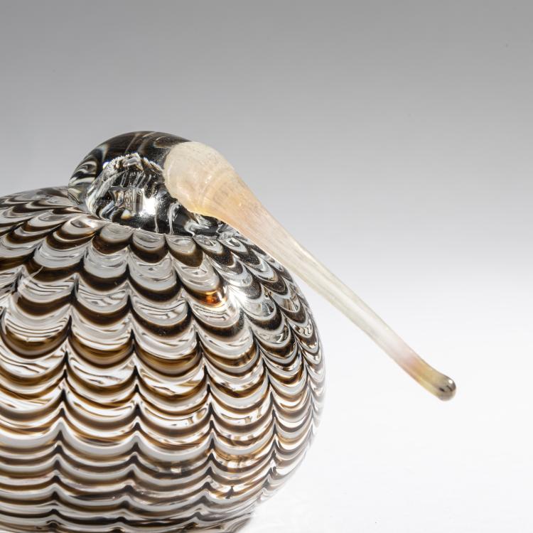 Bild 2 zu Objekt, Waldschnepfe 'Lehtokurppa', 2007, Oiva Toikka, Nuutaj&auml;rvi, Notsj&ouml;; Iittala, Kalvola, 161D 1023