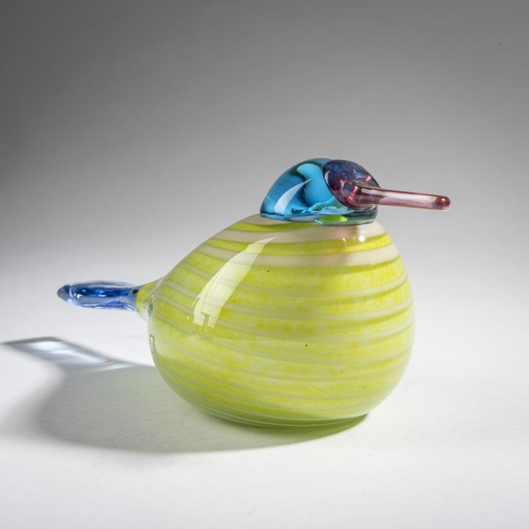 Bild 1 zu Objekt, Regenbogenvogel 'Sateenkaarilintu', 2007, Oiva Toikka, Nuutaj&auml;rvi, Notsj&ouml;; Iittala, Kalvola, 161D 1025