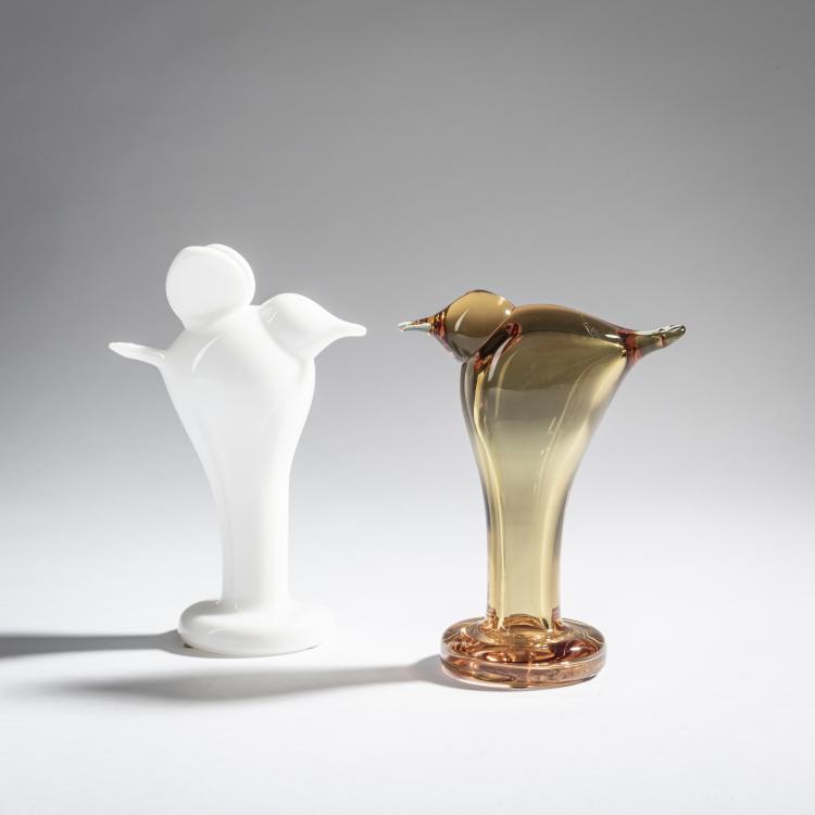 Hauptbild zu Objekt, 'Ursula' & 'Valdemar', 2008, Oiva Toikka, Nuutaj&auml;rvi, Notsj&ouml;; Iittala, Kalvola, 161D 1031