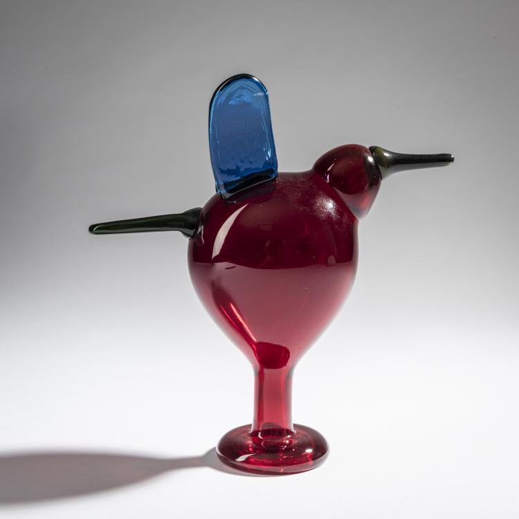 Hauptbild zu Objekt, Jubil&auml;umsvogel 'Sieppari', 2008, Oiva Toikka, Nuutaj&auml;rvi, Notsj&ouml;; Iittala, Kalvola, 161D 1035