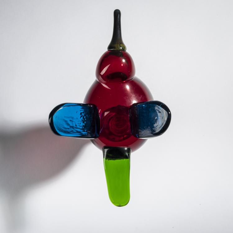 Bild 3 zu Objekt, Jubil&auml;umsvogel 'Sieppari', 2008, Oiva Toikka, Nuutaj&auml;rvi, Notsj&ouml;; Iittala, Kalvola, 161D 1035