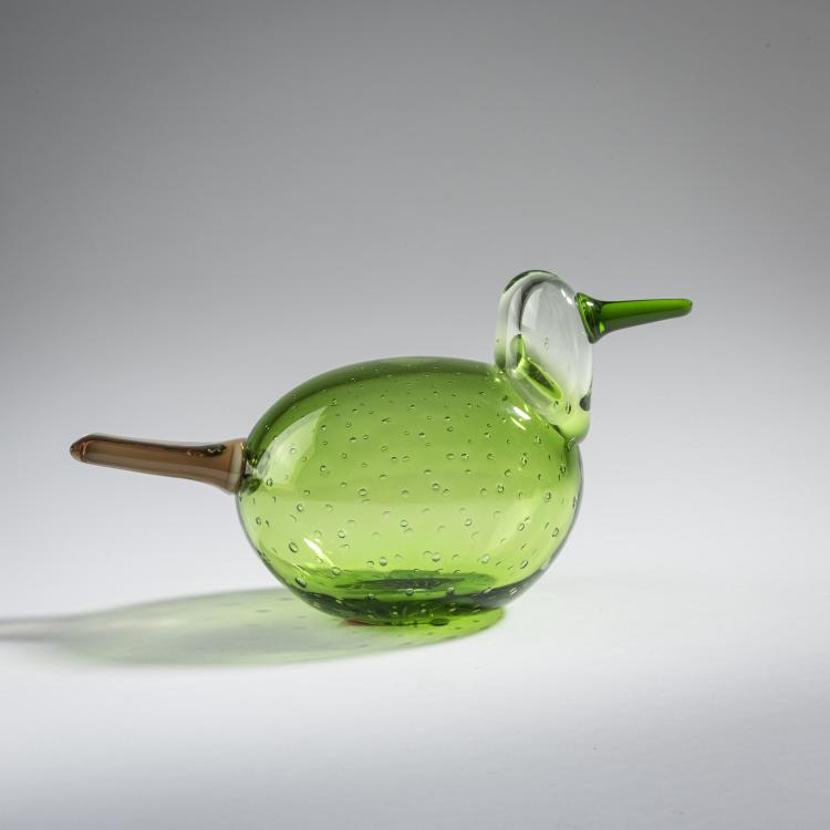 Hauptbild zu Objekt, Summer finch 'Kesuri', 2009, Oiva Toikka, Nuutaj&auml;rvi, Notsj&ouml;; Iittala, Kalvola, 161D 1046