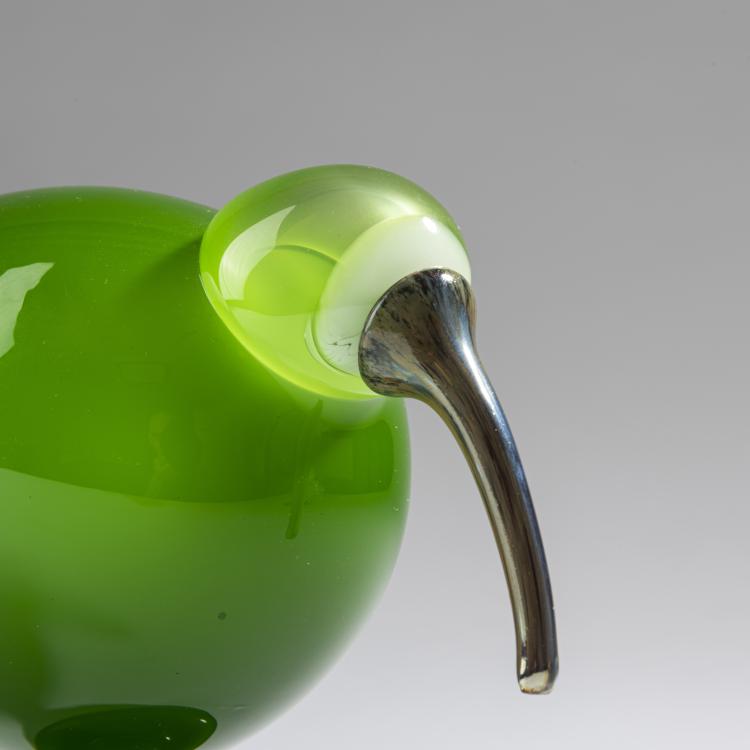 Bild 2 zu Objekt, Gr&uuml;ner Ibis 'Ibis vihre&auml;', 2010, Oiva Toikka, Nuutj&auml;rvi, Notsj&ouml;; iittala, Kalvola, 161D 1056