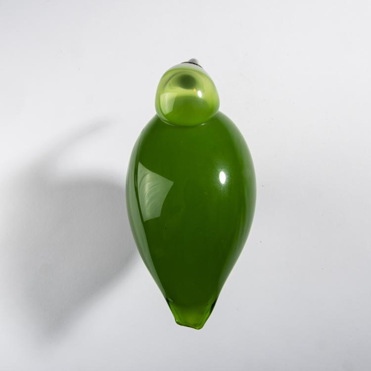 Bild 3 zu Objekt, Gr&uuml;ner Ibis 'Ibis vihre&auml;', 2010, Oiva Toikka, Nuutj&auml;rvi, Notsj&ouml;; iittala, Kalvola, 161D 1056