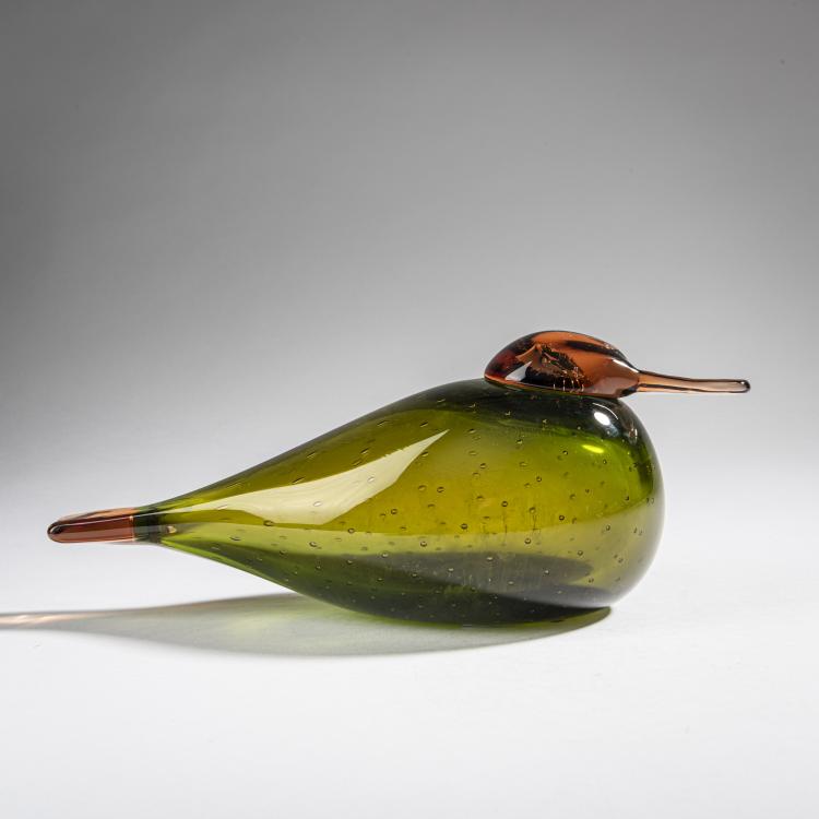 Hauptbild zu Objekt, Eiderente 'Nurmihaahka', 2010, Oiva Toikka, Nuutaj&auml;rvi, Notsj&ouml;; Iittala, Kalvola, 161D 1057