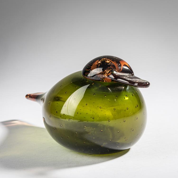 Bild 1 zu Objekt, Eiderente 'Nurmihaahka', 2010, Oiva Toikka, Nuutaj&auml;rvi, Notsj&ouml;; Iittala, Kalvola, 161D 1057