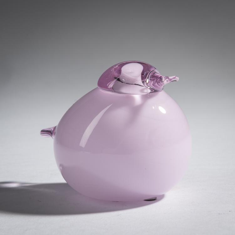 Bild 1 zu Objekt, Valentinstag-Vogel 'Kuukunen', 2010, Oiva Toikka, Nuutaj&auml;rvi, Notsj&ouml;; Iittala, Kalvola, 161D 1060