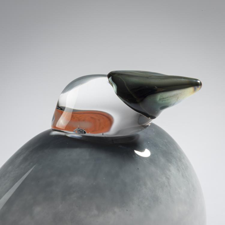 Bild 2 zu Objekt, Siberian Jay 'Siperian Kuukkeli',  2011, Oiva Toikka, Nuutaj&auml;rvi, Notsj&ouml;: Iittala, Kalvola, 161D 1074