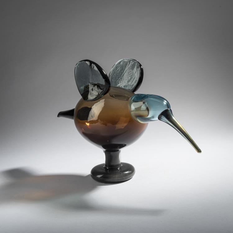 Bild 1 zu Objekt, Jubil&auml;umsvogel 'Juhlavuodenlintu 40', 2012, Oiva Toikka, Nuutaj&auml;rvi, Notsj&ouml;; Iittala, Kalvola, 161D 1082