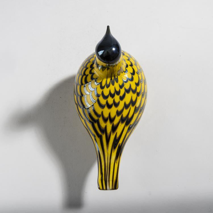 Bild 3 zu Objekt, Gelbes Mohrhuhn 'Keltariekkao', 2014, Oiva Toikka, Nuutaj&auml;rvi, Notsj&ouml;; Iittala, Kalvola, 161D 1095