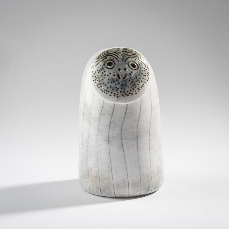 Hauptbild zu Objekt, Boreal owl 'Rospuuttop&ouml;ll&ouml;', 2014, Oiva Toikka, Iittala, Kalvola, 161D 1098