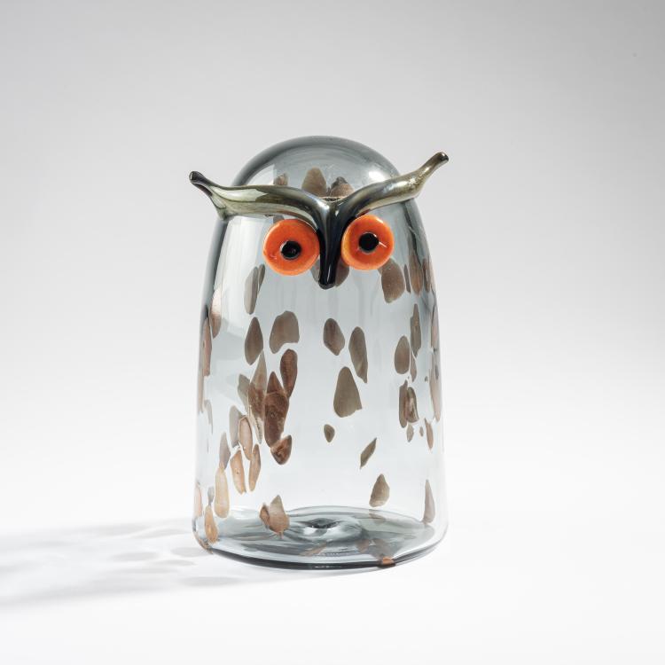 Hauptbild zu Objekt, Longeared Owl 'Sarvip&ouml;ll&ouml;', 2015, Oiva Toikka, Iittala, Kalvola, 161D 1104