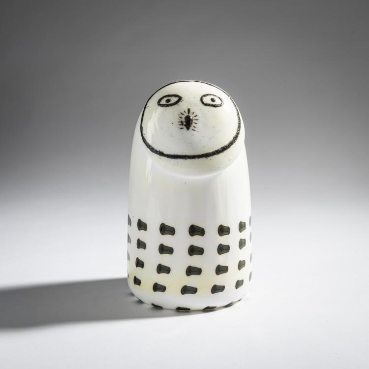 Hauptbild zu Objekt, Female polar night owl 'Kaamosp&ouml;ll&ouml; Naaras', 2015, Oiva Toikka, Nuutaj&auml;rvi, Notsj&ouml;; Iittala, Kalvola, 161D 1105