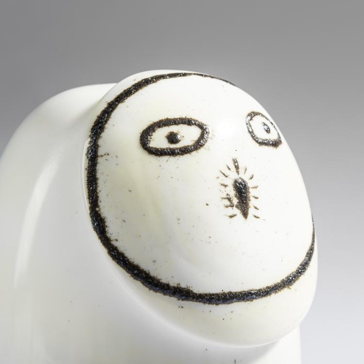 Bild 2 zu Objekt, Female polar night owl 'Kaamosp&ouml;ll&ouml; Naaras', 2015, Oiva Toikka, Nuutaj&auml;rvi, Notsj&ouml;; Iittala, Kalvola, 161D 1105
