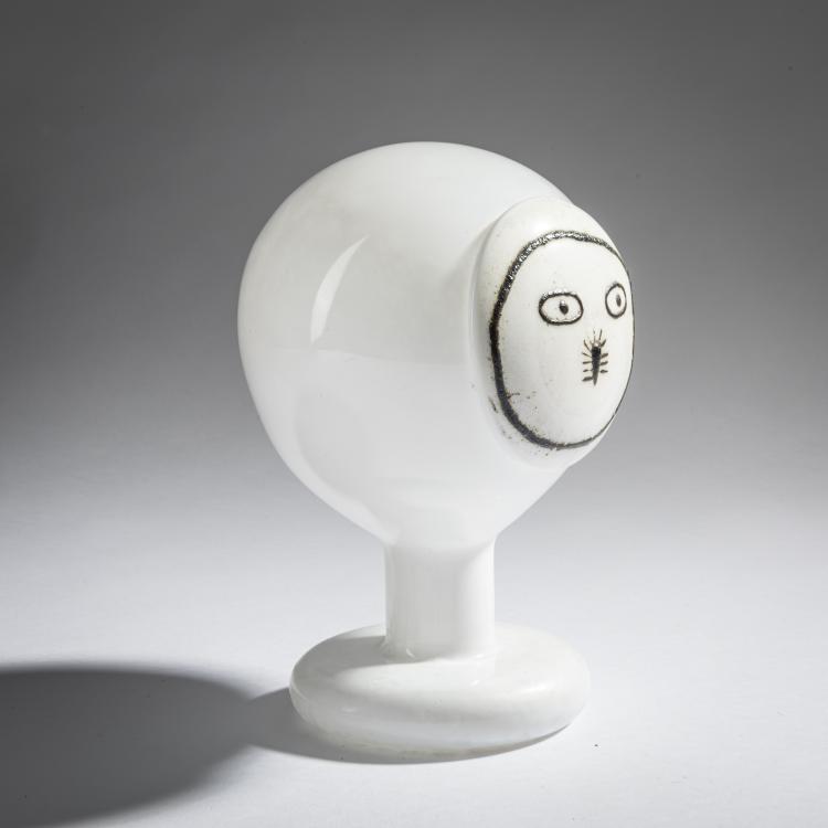 Bild 1 zu Objekt, M&auml;nnliche Polar-Nachteule 'Kaamosp&ouml;ll&ouml; Uros', 2015, Oiva Toikka, Iittala, Kalvola, 161D 1106