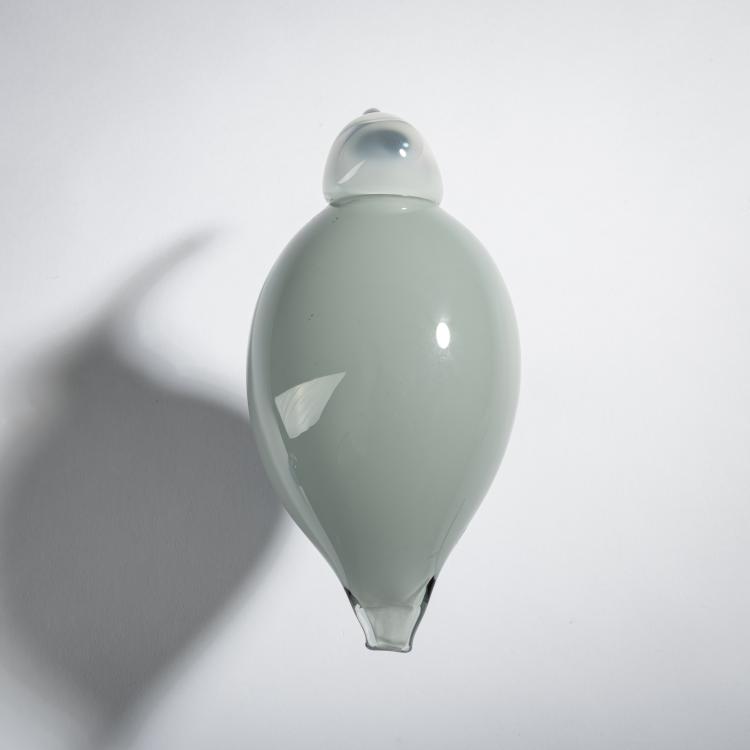 Bild 3 zu Objekt, Hellgrauer Ibis 'Ibis H&auml;m&auml;r&auml;', 2015, Oiva Toikka, Iittala, Kalvola, 161D 1108