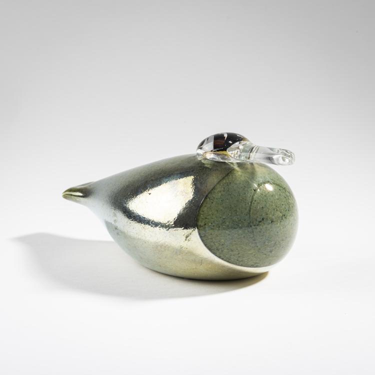 Bild 1 zu Objekt, Firmenvogel 'Digital Equipment', um 1988, Oiva Toikka, Nuutaj&auml;rvi, Notsj&ouml; f&uuml;r Iittala, Kalvola, 161D 847