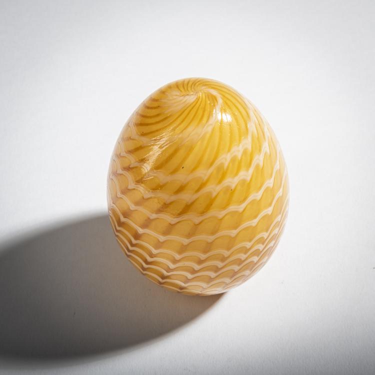 Bild 1 zu Objekt, Hakki egg 'Hakki Muna', 1996, Oiva Toikka, Nuutaj&auml;rvi, Notsj&ouml;; Iittala, Kalvola, 161D 919
